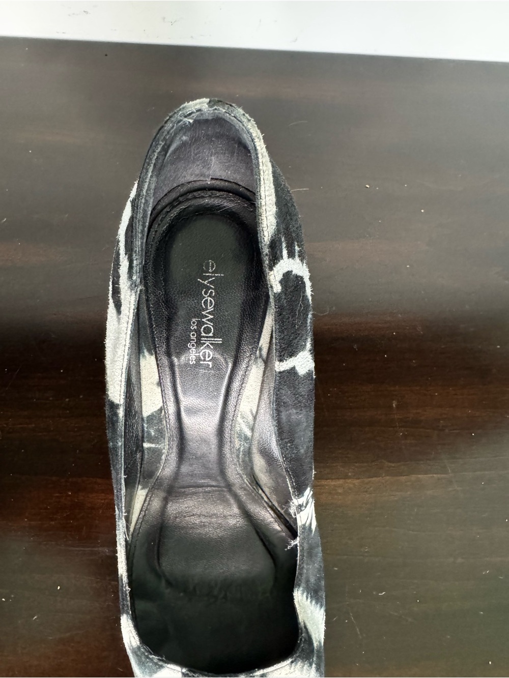 ARCHIVAL Elyse Walker Tie-Dye Calf Hair Pointed Toe Pumps - Picture 5 of 7